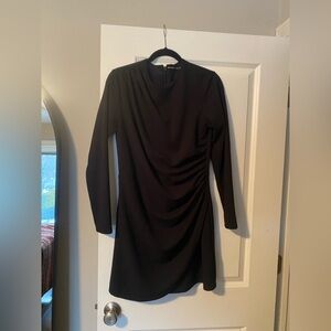 Asymmetrical mini dress